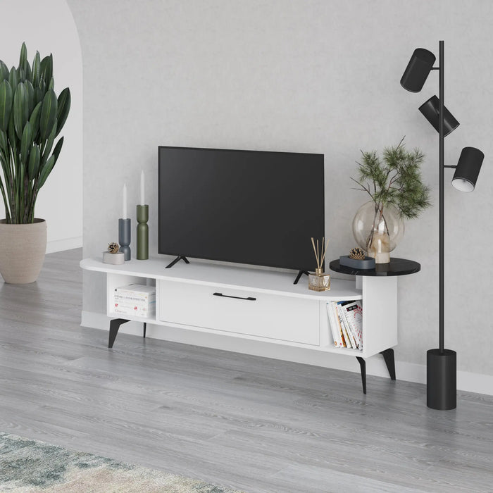 Mourah Ada Tv Stand Up To 60 Inches With Storage - 2 Years Warranty