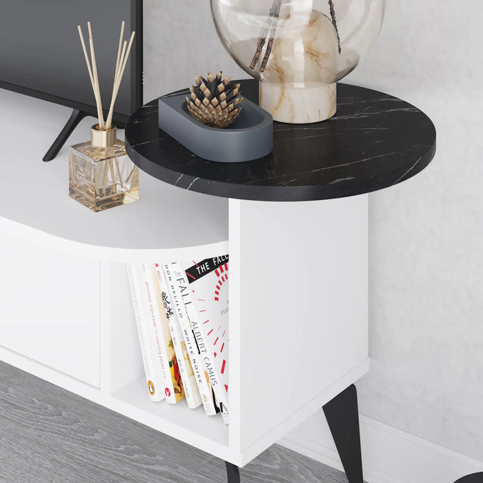 Mourah Ada Tv Stand Up To 60 Inches With Storage - 2 Years Warranty