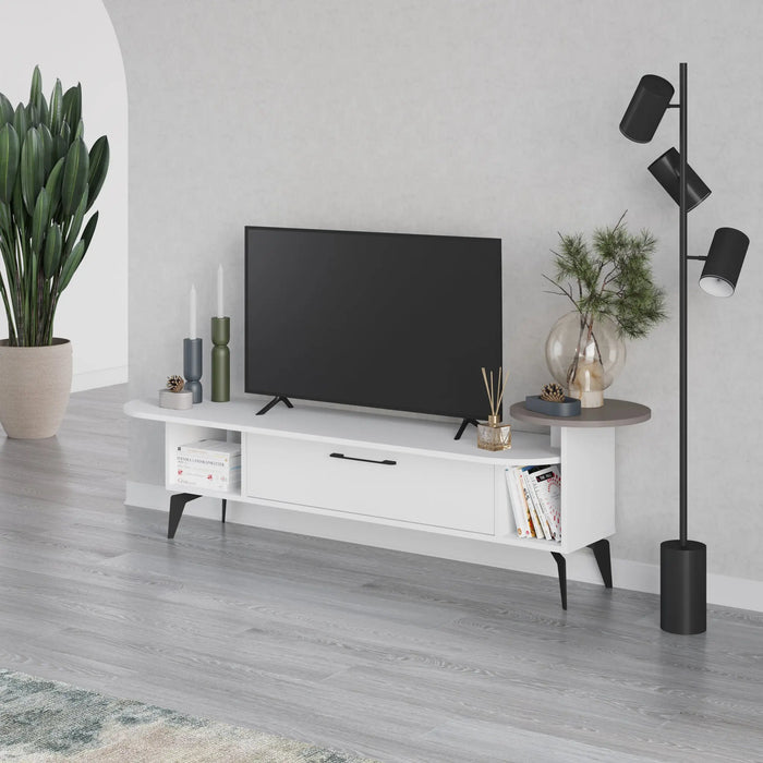 Mourah Ada Tv Stand Up To 60 Inches With Storage - 2 Years Warranty