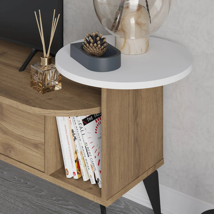 Mourah Ada Tv Stand Up To 60 Inches With Storage - 2 Years Warranty