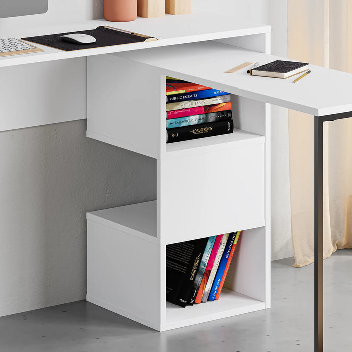 Mourah Badau Working Table With Storage - 2 Years Warranty