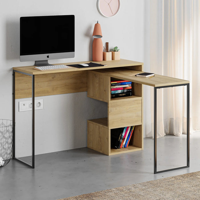 Mourah Badau Working Table With Storage - 2 Years Warranty