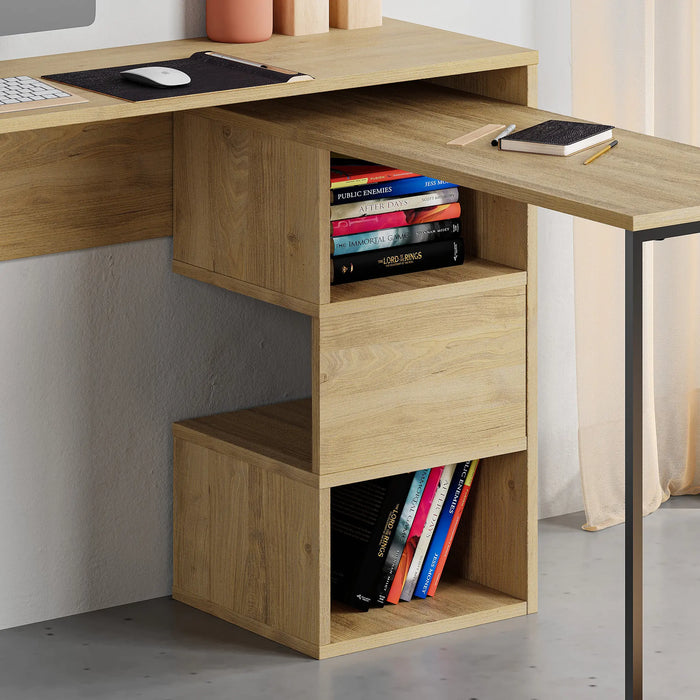 Mourah Badau Working Table With Storage - 2 Years Warranty