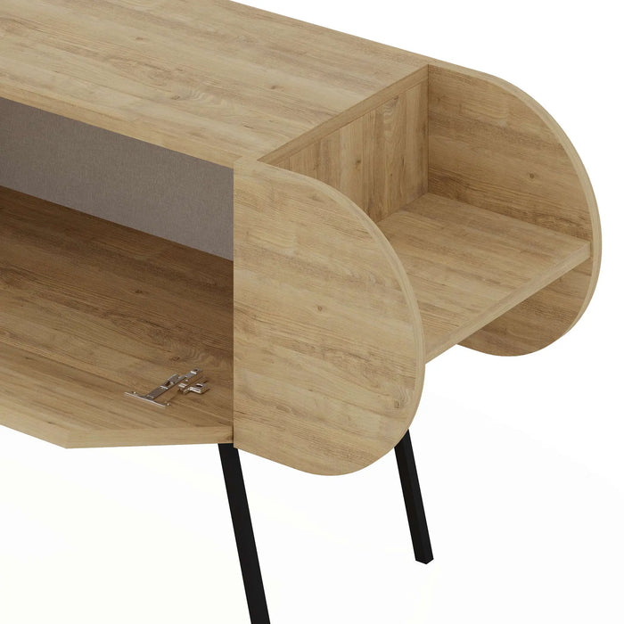 Mourah Capsule Tv Stand Up To 65 Inches With Storage - 2 Years Warranty
