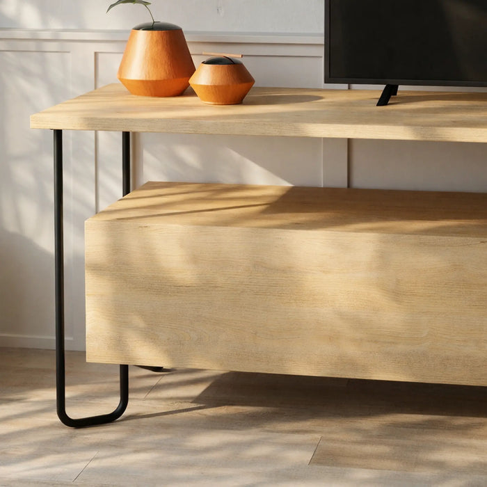 Mourah Cornea Tv Stand Up To 60 Inches With Storage - 2 Years Warranty