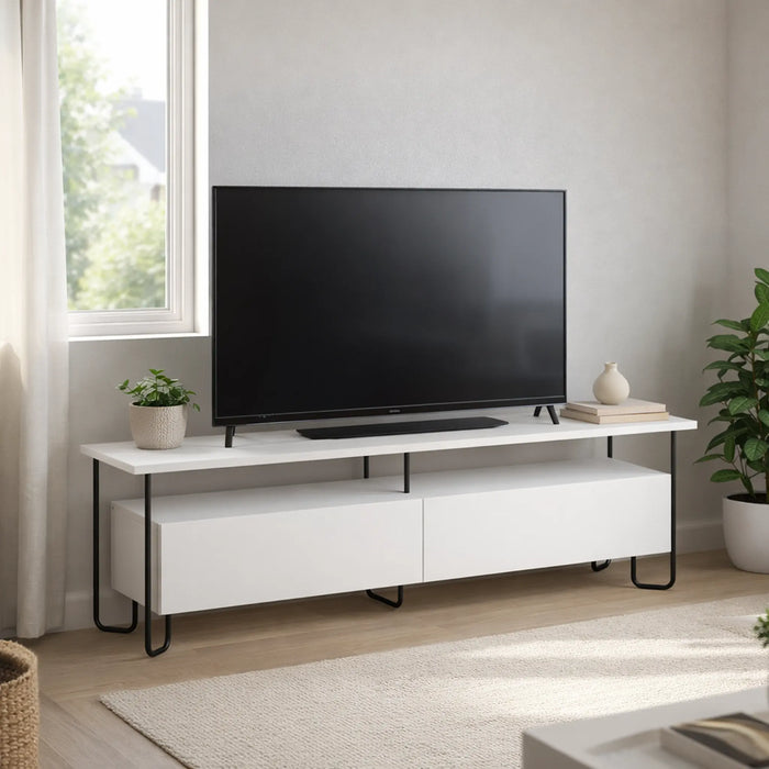 Mourah Cornea Tv Stand Up To 60 Inches With Storage - 2 Years Warranty