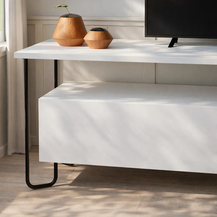 Mourah Cornea Tv Stand Up To 60 Inches With Storage - 2 Years Warranty