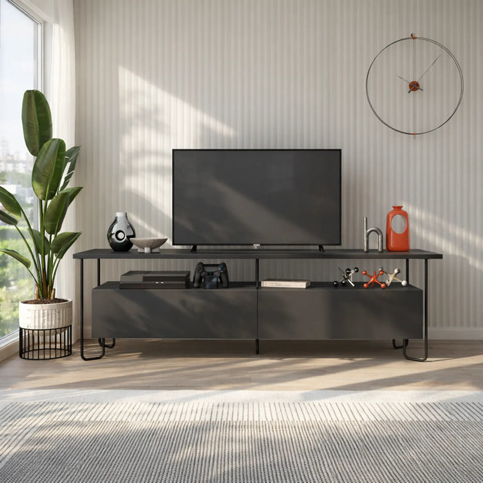 Mourah Cornea Tv Stand Up To 60 Inches With Storage - 2 Years Warranty