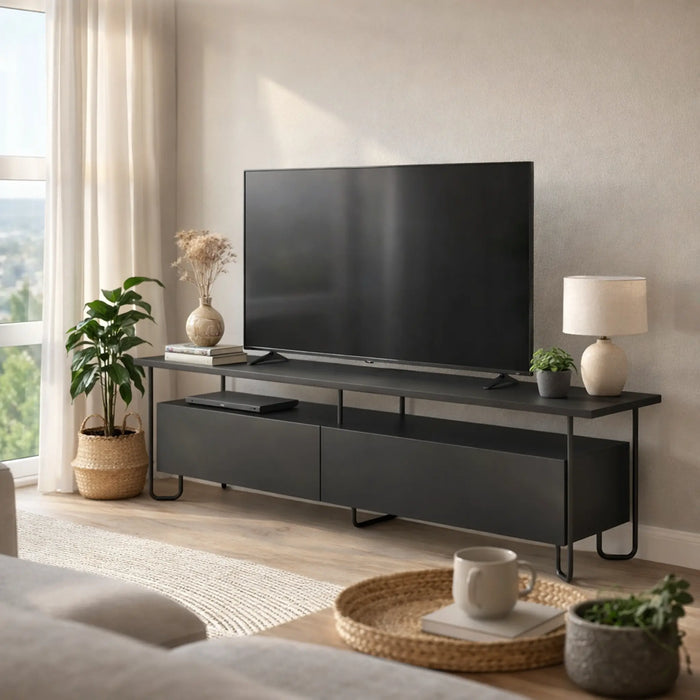 Mourah Cornea Tv Stand Up To 60 Inches With Storage - 2 Years Warranty