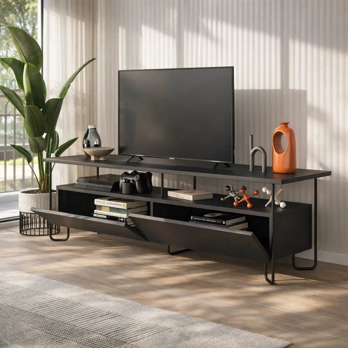 Mourah Cornea Tv Stand Up To 60 Inches With Storage - 2 Years Warranty