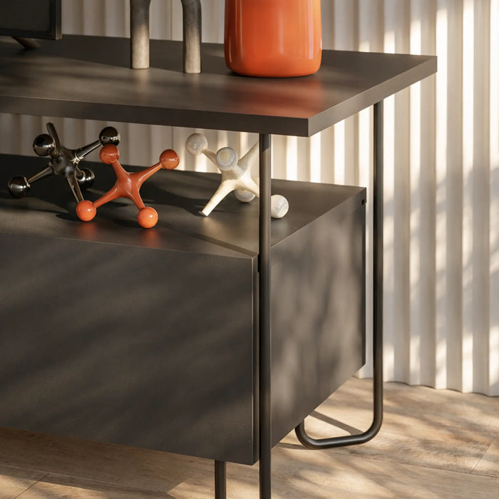 Mourah Cornea Tv Stand Up To 60 Inches With Storage - 2 Years Warranty