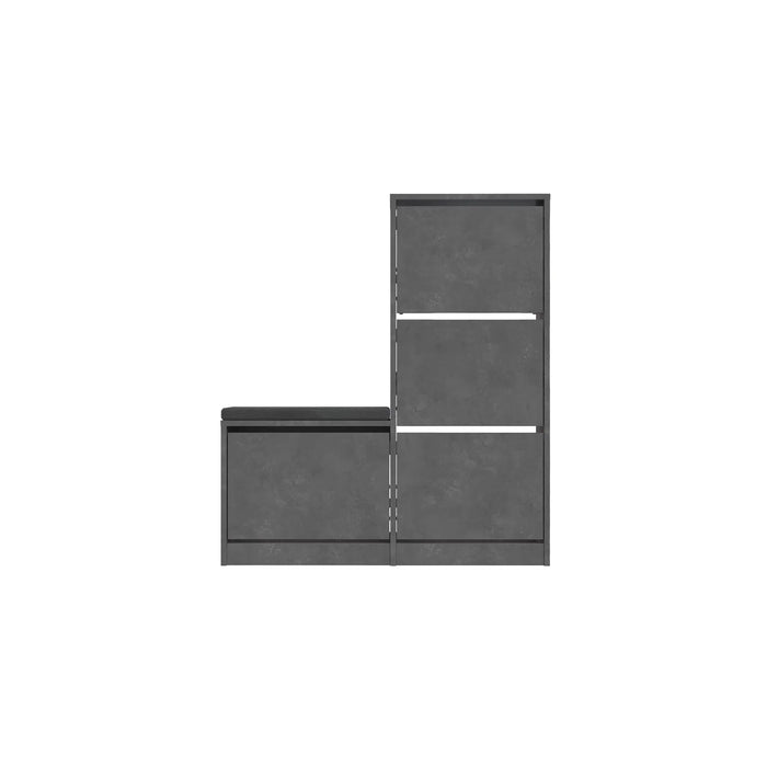 Mourah Dude Bench & Shoe Cabinet - 16 Pairs - 2 Years Warranty