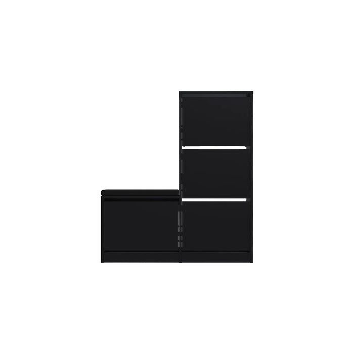 Mourah Dude Bench & Shoe Cabinet - 16 Pairs - 2 Years Warranty