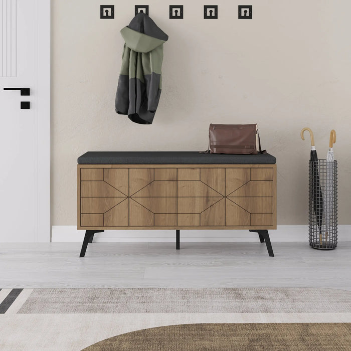 Mourah Dune Bench & Shoe Cabinet - 8 Pairs - 2 Years Warranty