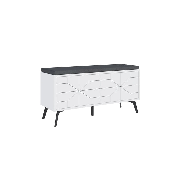 Mourah Dune Bench & Shoe Cabinet - 8 Pairs - 2 Years Warranty