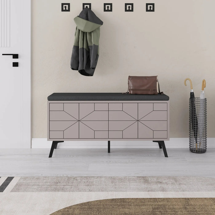 Mourah Dune Bench & Shoe Cabinet - 8 Pairs - 2 Years Warranty