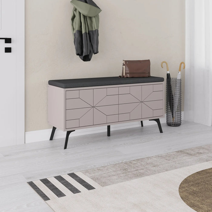 Mourah Dune Bench & Shoe Cabinet - 8 Pairs - 2 Years Warranty