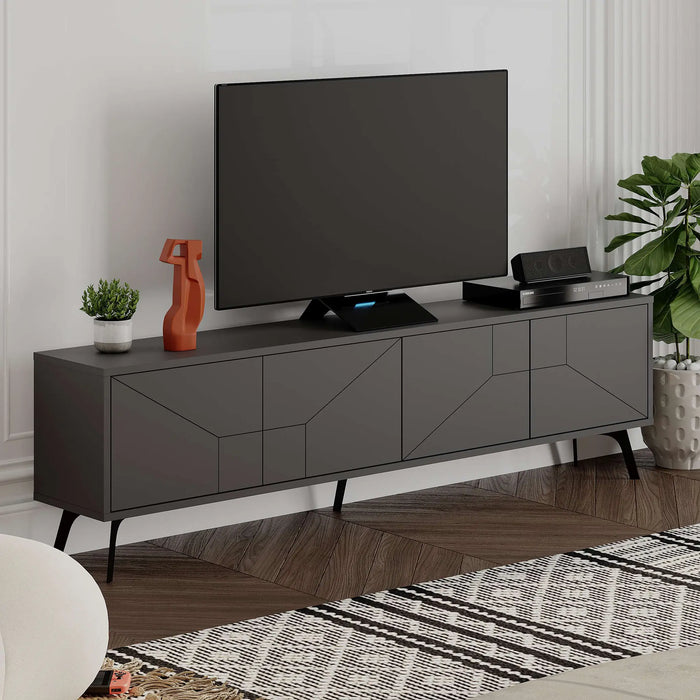 Mourah Dune Tv Stand Up To 70 Inches With Storage - 2 Years Warranty