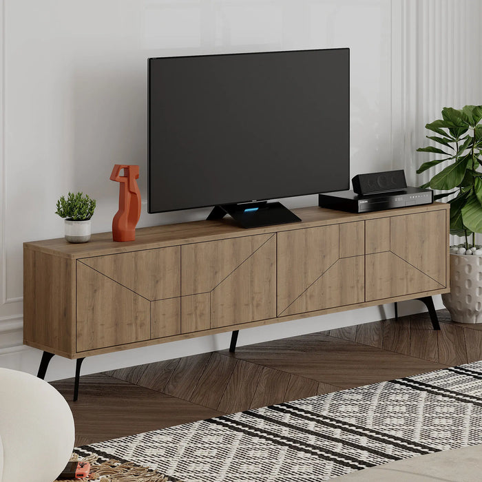 Mourah Dune Tv Stand Up To 70 Inches With Storage - 2 Years Warranty
