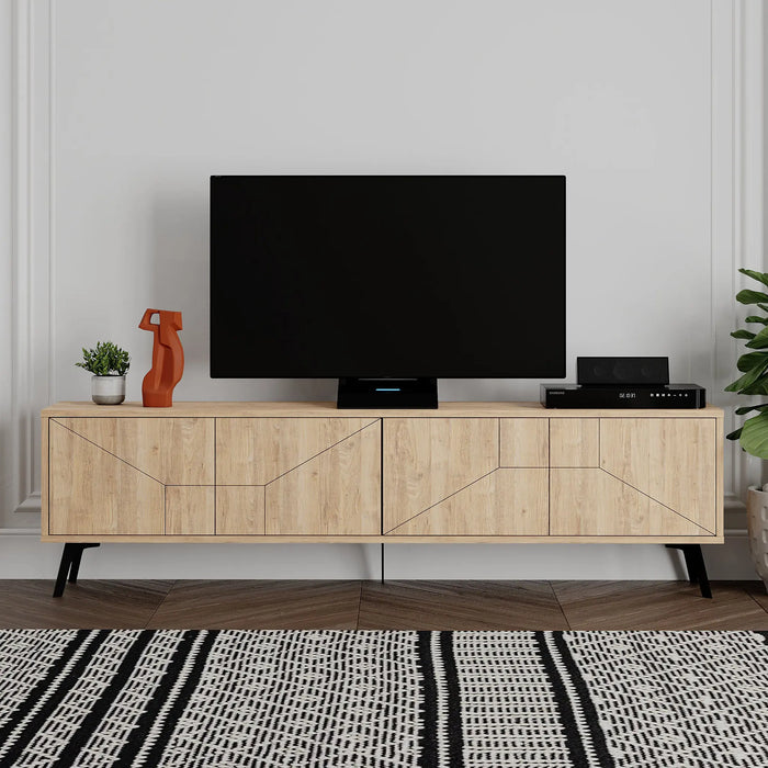 Mourah Dune Tv Stand Up To 70 Inches With Storage - 2 Years Warranty