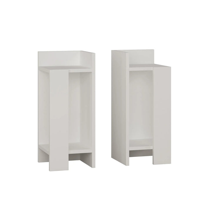 Mourah Elos Nightstand Set - Light Mocha - 2 Years Warranty