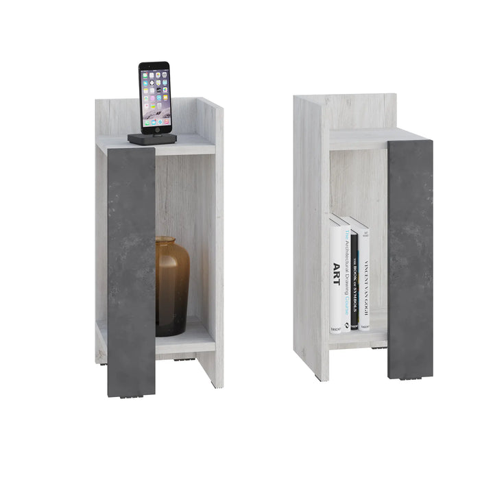 Mourah Elos Nightstand Set - Light Mocha - 2 Years Warranty