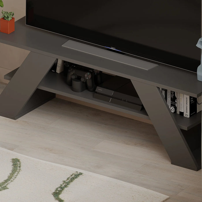 Mourah Farfalla Tv Stand Up To 50 Inches With Storage - 2 Years Warranty