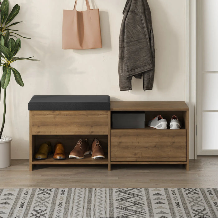 Mourah Filux Bench & Shoe Cabinet - 8 Pairs - 2 Years Warranty
