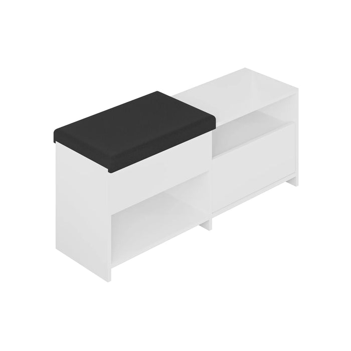 Mourah Filux Bench & Shoe Cabinet - 8 Pairs - 2 Years Warranty