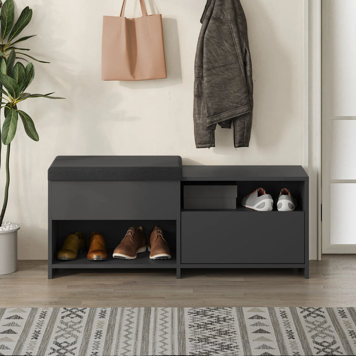 Mourah Filux Bench & Shoe Cabinet - 8 Pairs - 2 Years Warranty