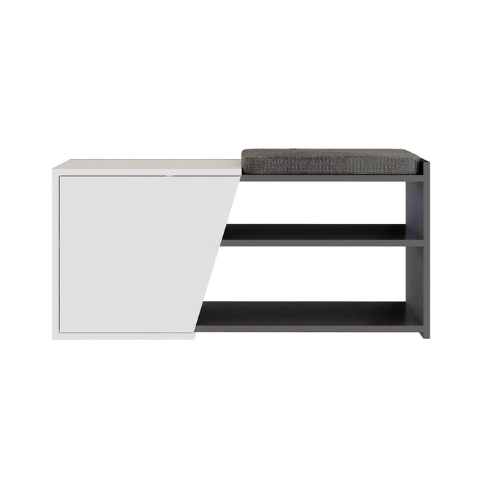 Mourah Fiona Bench & Shoe Cabinet - 8 Pairs - 2 Years Warranty