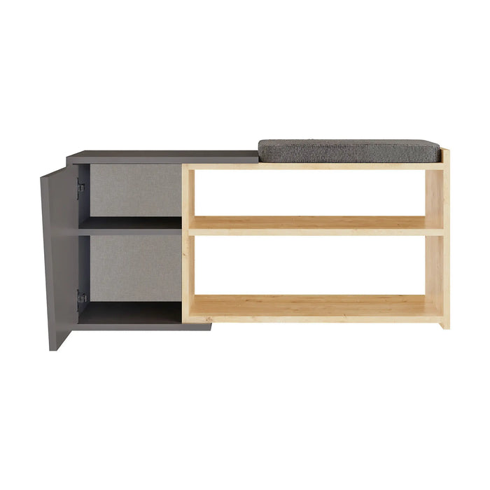 Mourah Fiona Bench & Shoe Cabinet - 8 Pairs - 2 Years Warranty