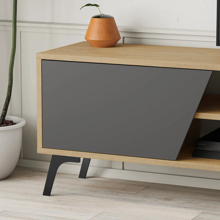 Mourah Fiona Tv Stand Up To 70 Inches With Storage - 2 Years Warranty