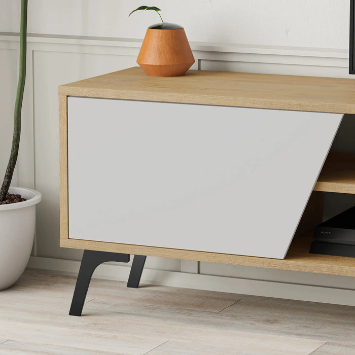 Mourah Fiona Tv Stand Up To 70 Inches With Storage - 2 Years Warranty