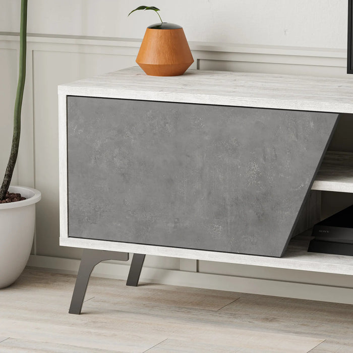 Mourah Fiona Tv Stand Up To 70 Inches With Storage - 2 Years Warranty
