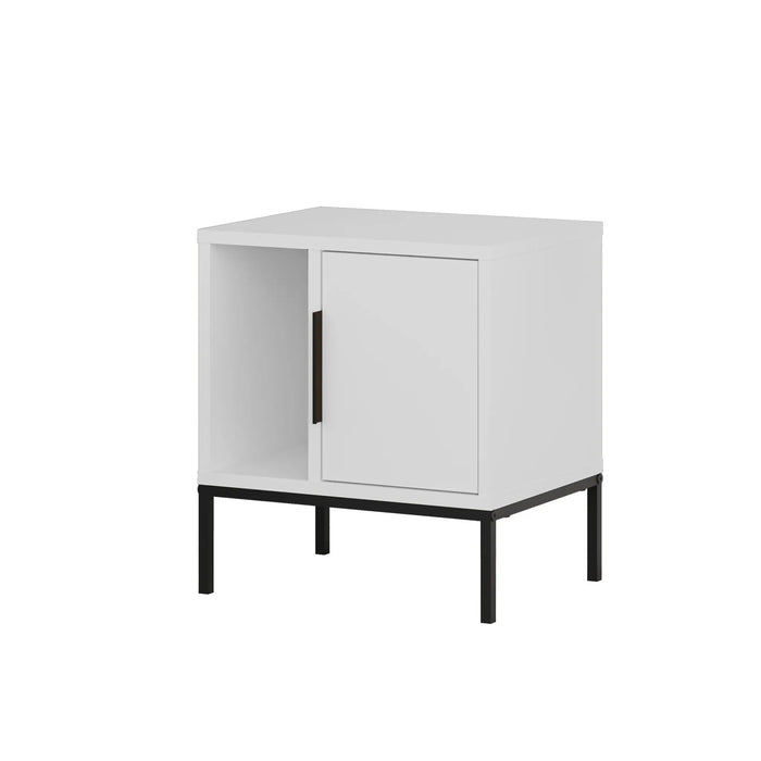 Mourah Glynn Nightstand With U Leg - 2 Years Warranty