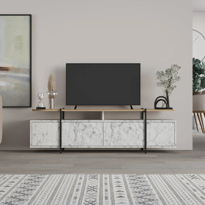 Mourah Hanley Tv Stand Up To 65 Inches With Storage - 2 Years Warranty