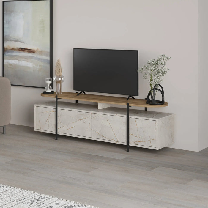 Mourah Hanley Tv Stand Up To 65 Inches With Storage - 2 Years Warranty