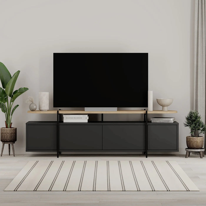 Mourah Hanley Tv Stand Up To 65 Inches With Storage - 2 Years Warranty