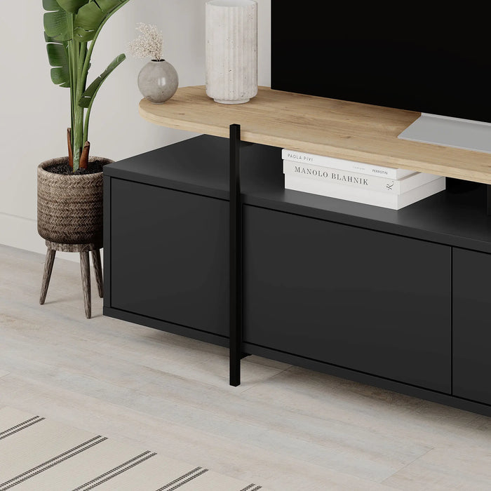 Mourah Hanley Tv Stand Up To 65 Inches With Storage - 2 Years Warranty