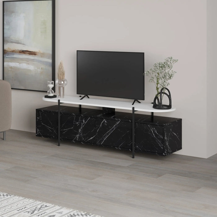 Mourah Hanley Tv Stand Up To 65 Inches With Storage - 2 Years Warranty