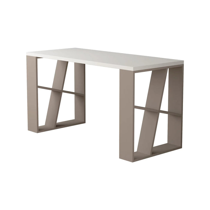 Mourah Honey Working Table With Storage