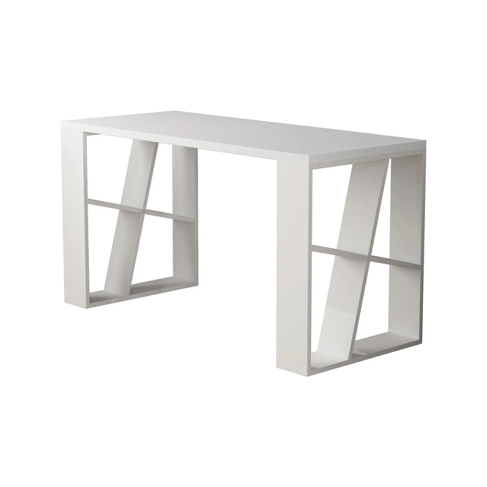 Mourah Honey Working Table With Storage