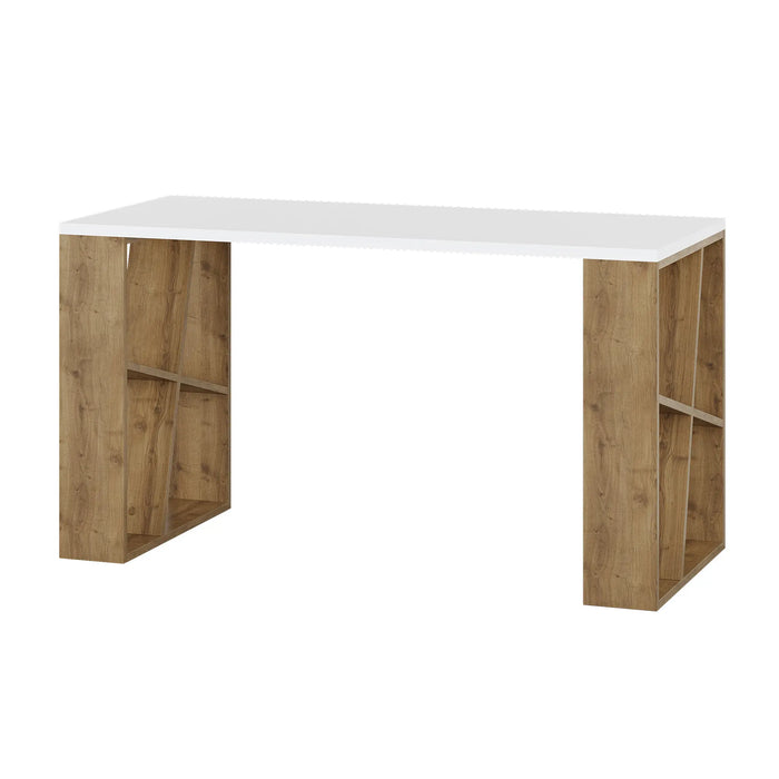 Mourah Honey Working Table With Storage