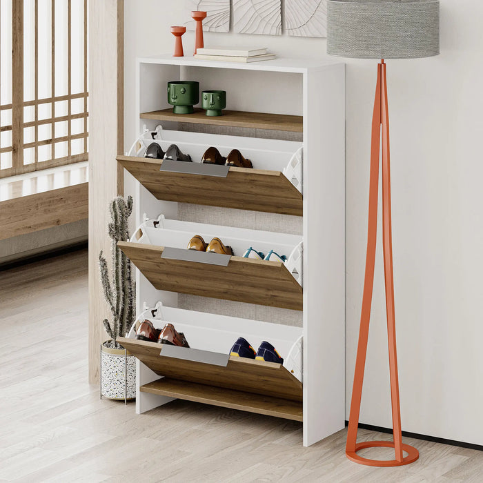 Mourah Kaju Shoe Cabinet - 18 Pairs - 2 Years Warranty