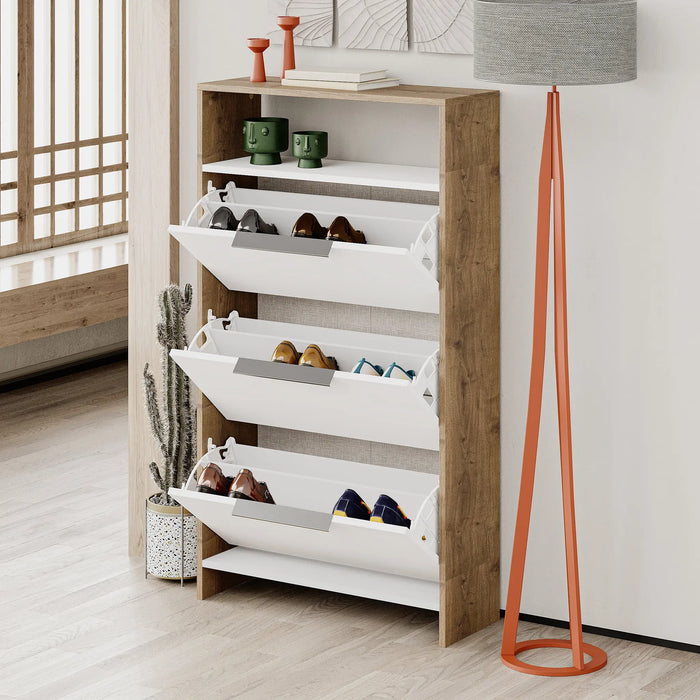 Mourah Kaju Shoe Cabinet - 18 Pairs - 2 Years Warranty