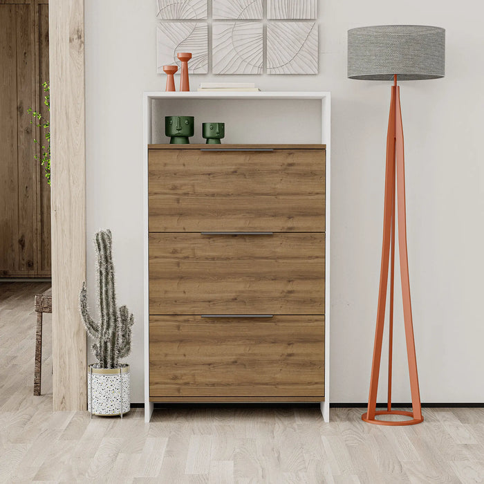 Mourah Kaju Shoe Cabinet - 18 Pairs - 2 Years Warranty