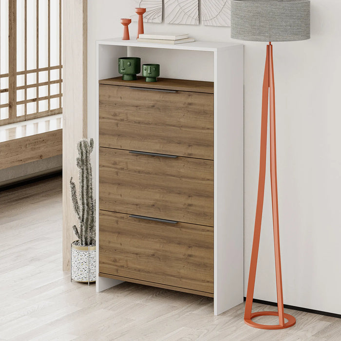 Mourah Kaju Shoe Cabinet - 18 Pairs - 2 Years Warranty