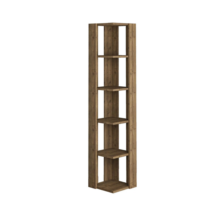 Mourah Nati Corner Bookcase - 2 Years Warranty