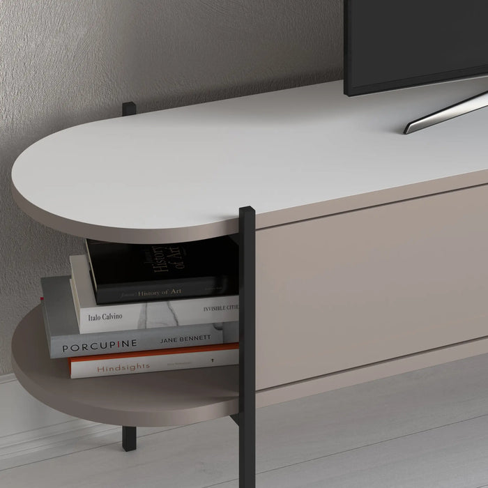 Mourah Otis Tv Stand Up To 65 Inches With Storage - 2 Years Warranty